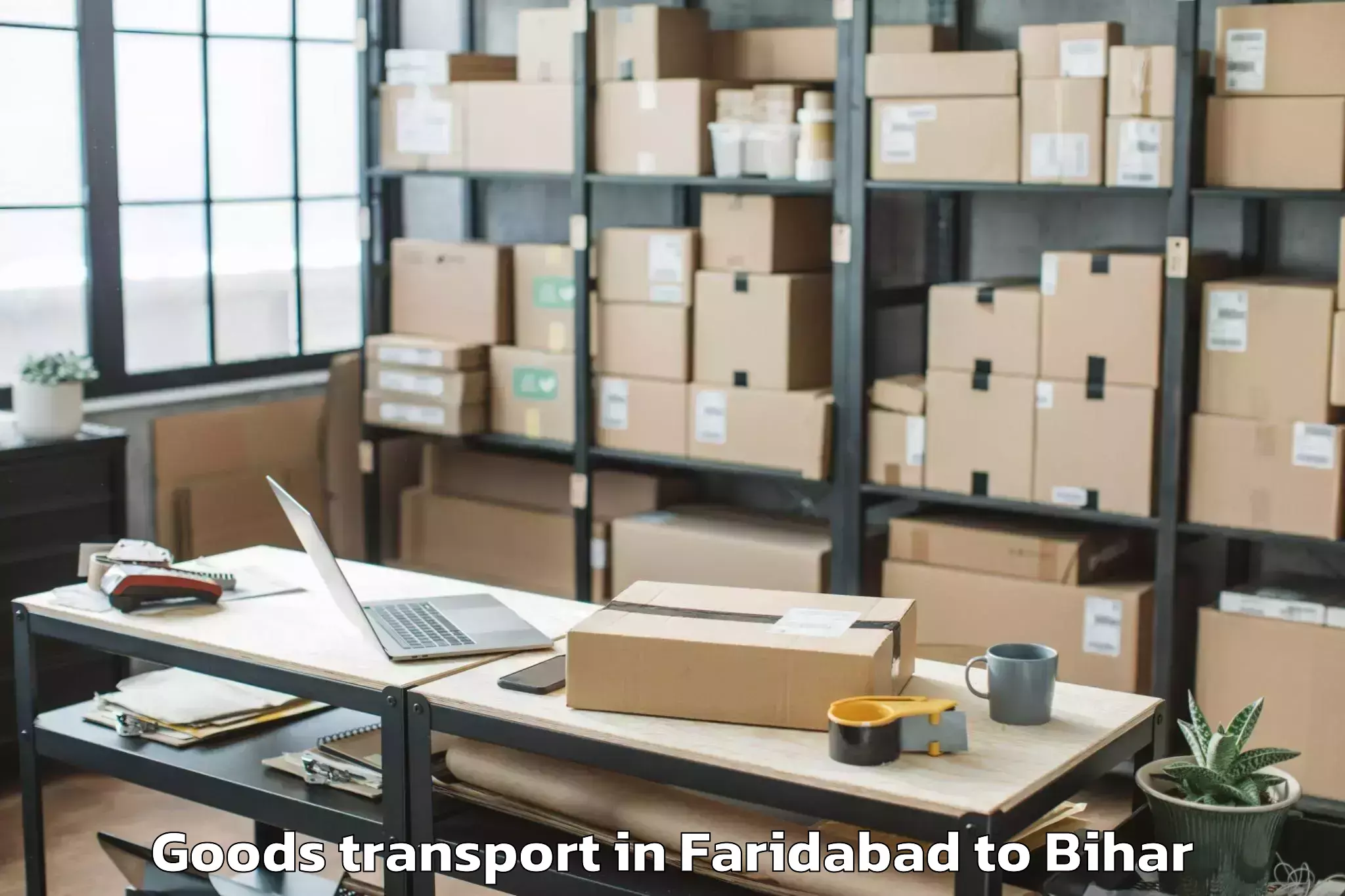 Book Faridabad to Sahuriya Goods Transport